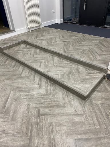 Abstract Luxury Vinyl Tiles Amtico Flooring Fitting Service — Customer photo