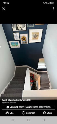 South Manchester Carpets Ltd.. Choose at home service,supply and expert fitting ,delivery available . — Customer photo