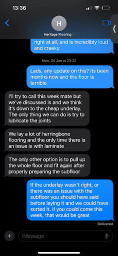 Heritage Wood Flooring — Customer photo