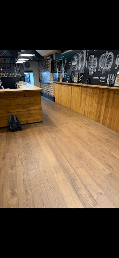 Acacia wood floor restoration — Customer photo