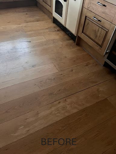 HBC floor sanding — Customer photo